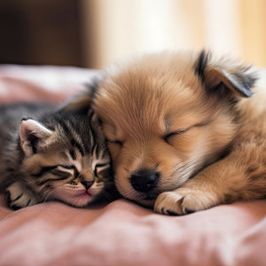 寄付により穏やかに暮らす保護犬の写真